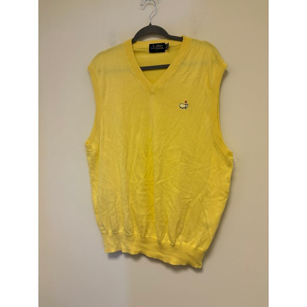 Amen Corner Masters Golf Cotton Vest Augusta Large